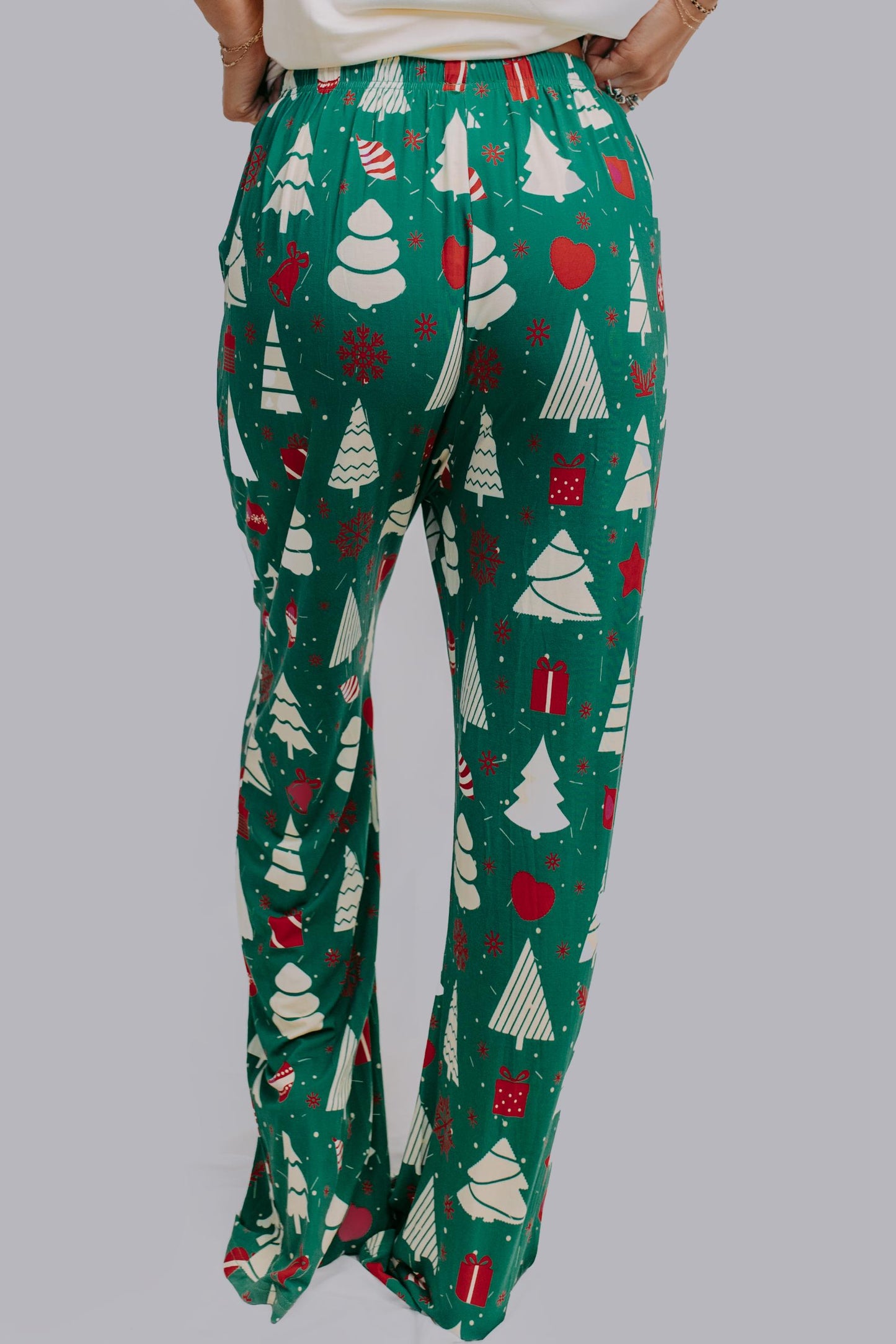 TZ42 Christmas Trees Modal Pajamas Set